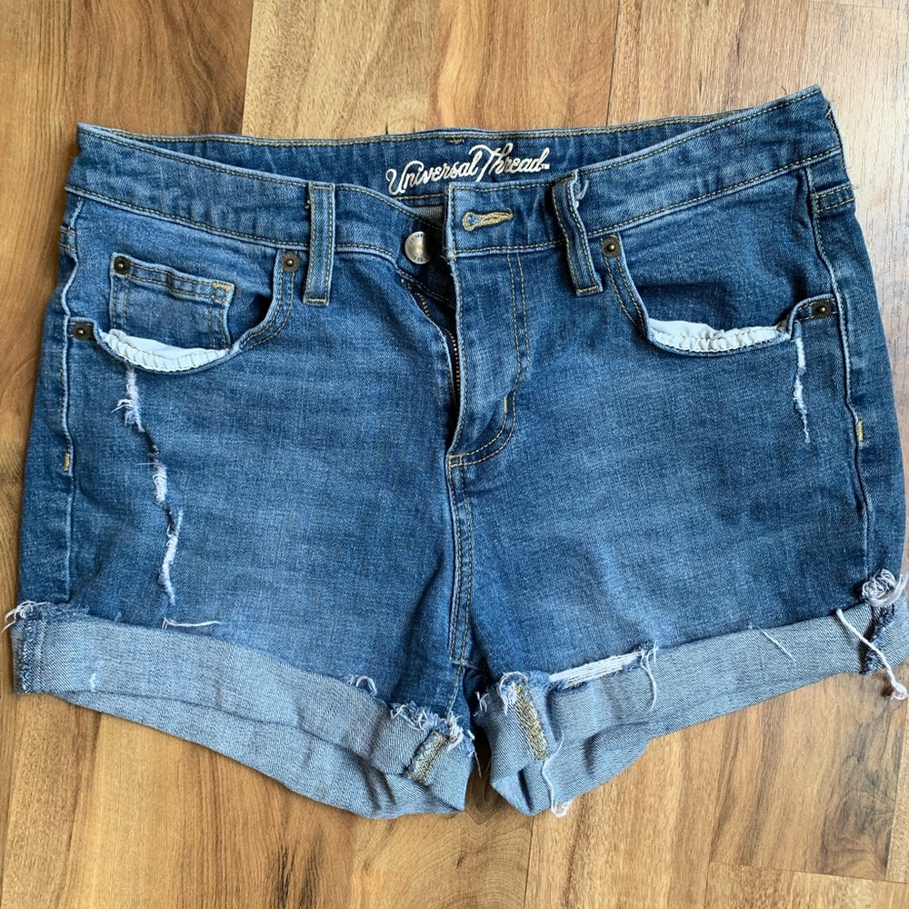 Universal Thread Soft Stretch Jean Cutoff Shorts